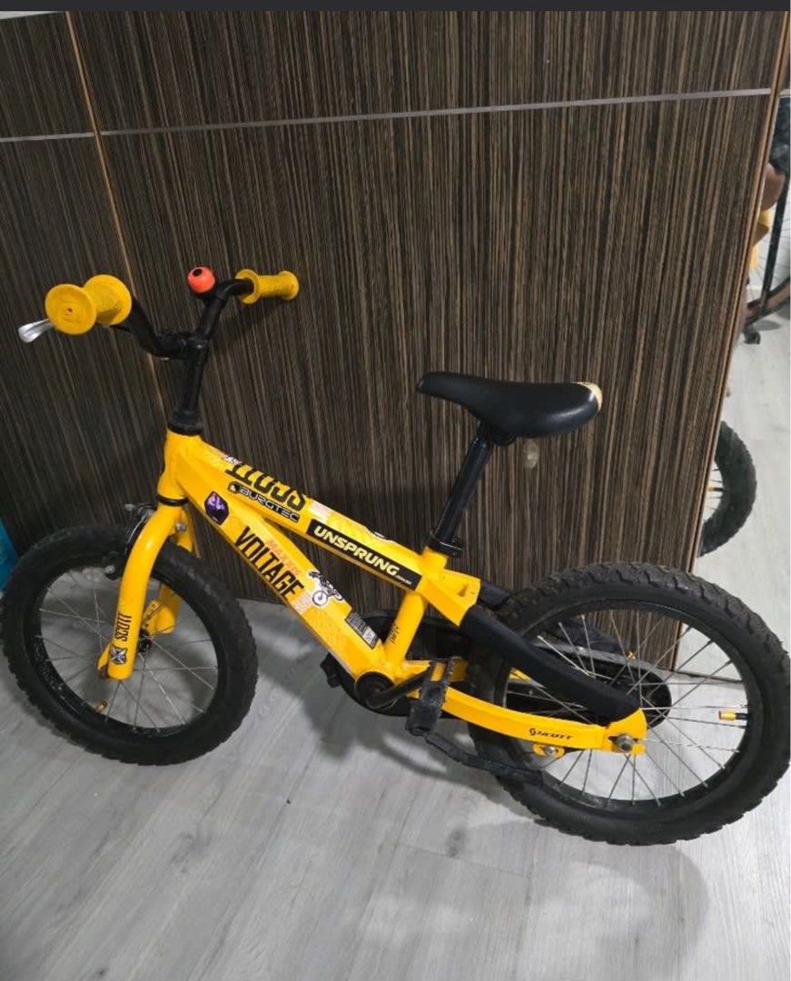 Kids bicycle Scott Voltage JR 16 Sports Equipment Bicycles Parts Bicycles on Carousell