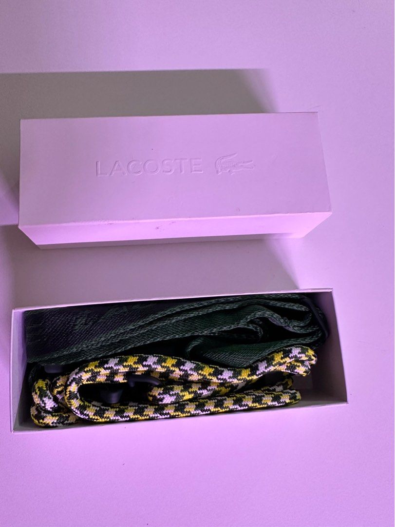 Lacoste Lanyard (Category: Other Accessories) located in San Juan City. Submitted by docrr (Listing ID 1336577152, Image 2). Description: Lacoste Lanyard Never been used.