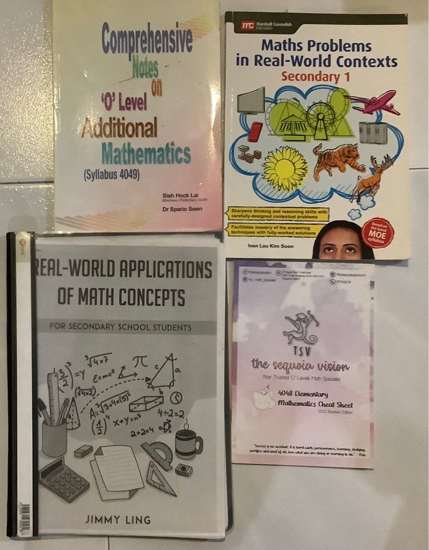 Math Bundle Pack (Category: Assessment Books) located in Singapore. Submitted by upcomingturf0 (Listing ID 1336558254, Image 1). Description: .