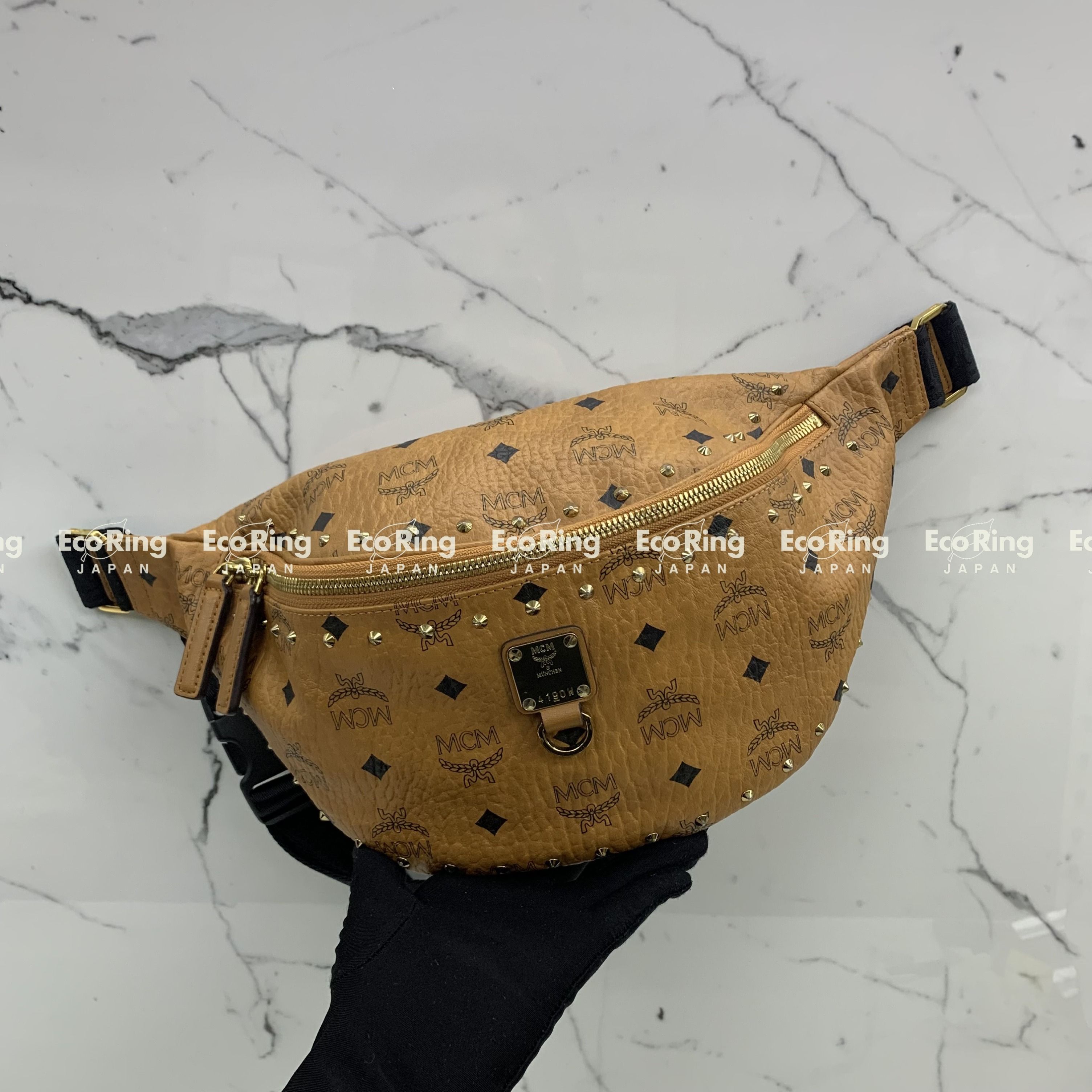 MCM BROWN WAIST BUM BAG 247058413 Luxury Bags Wallets on Carousell