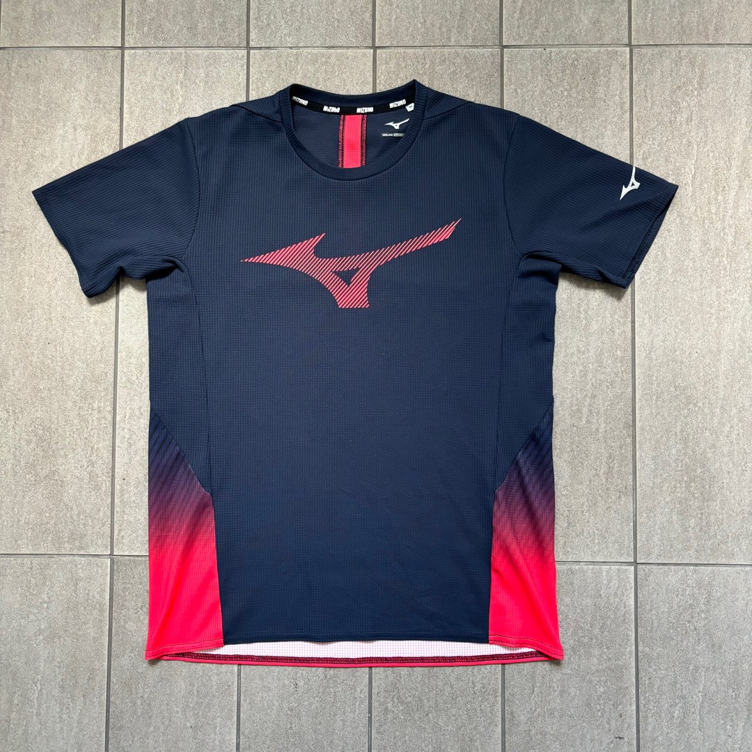 Mizuno Quick dry Plus Running Jersey Men s Fashion Tops Sets Tshirts Polo Shirts on Carousell