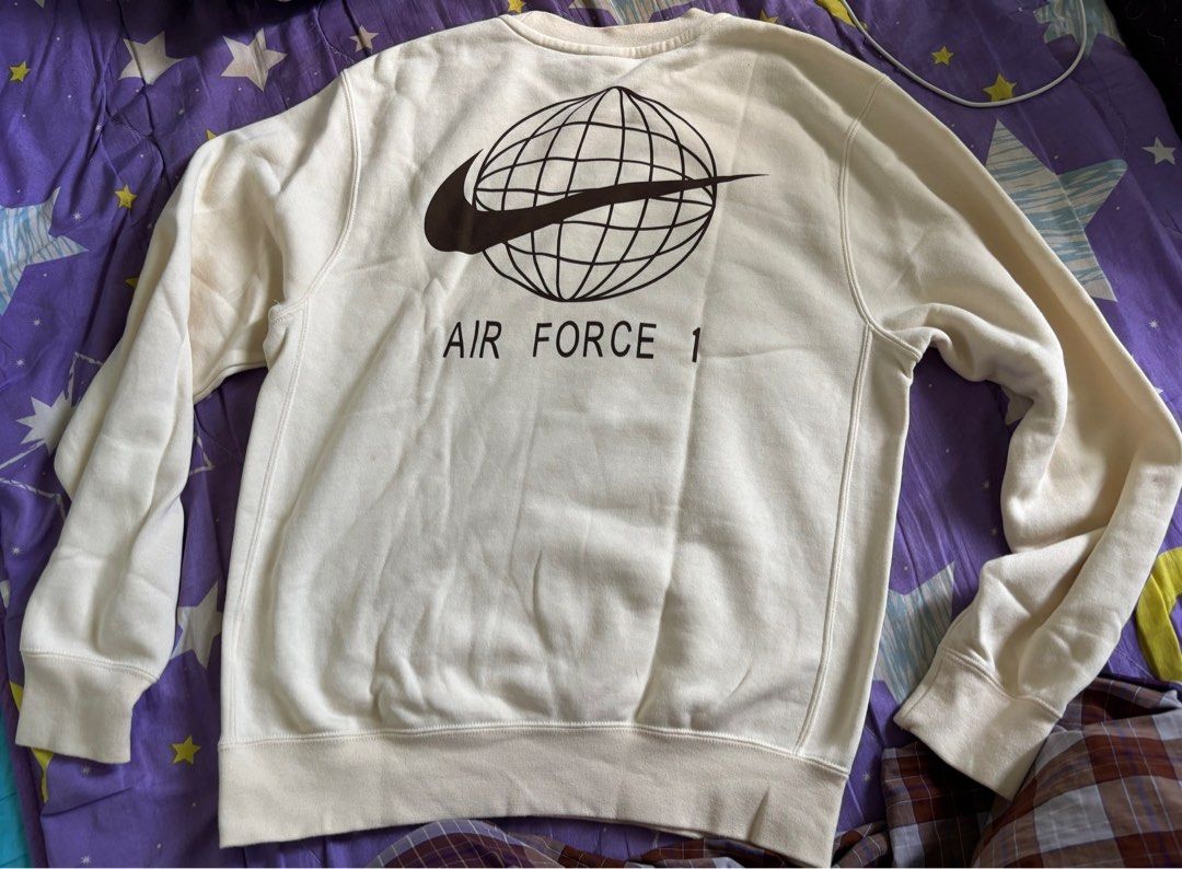Nike Air Force 1 Sweatshirt Beige
