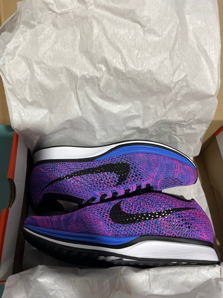 Nike flyknit racer game royal hot sale