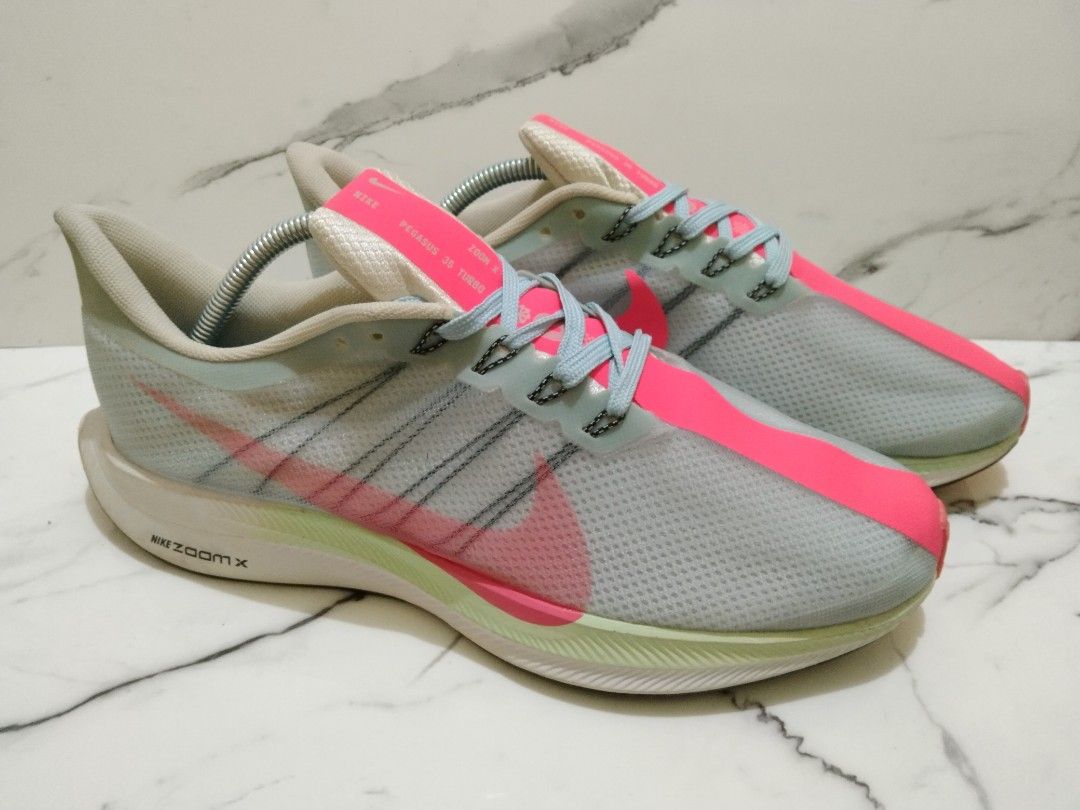 Nike Zoom Pegasus 35 Turbo Wolf Grey Hot Punch Fesyen Pria Sepatu Sneakers di Carousell