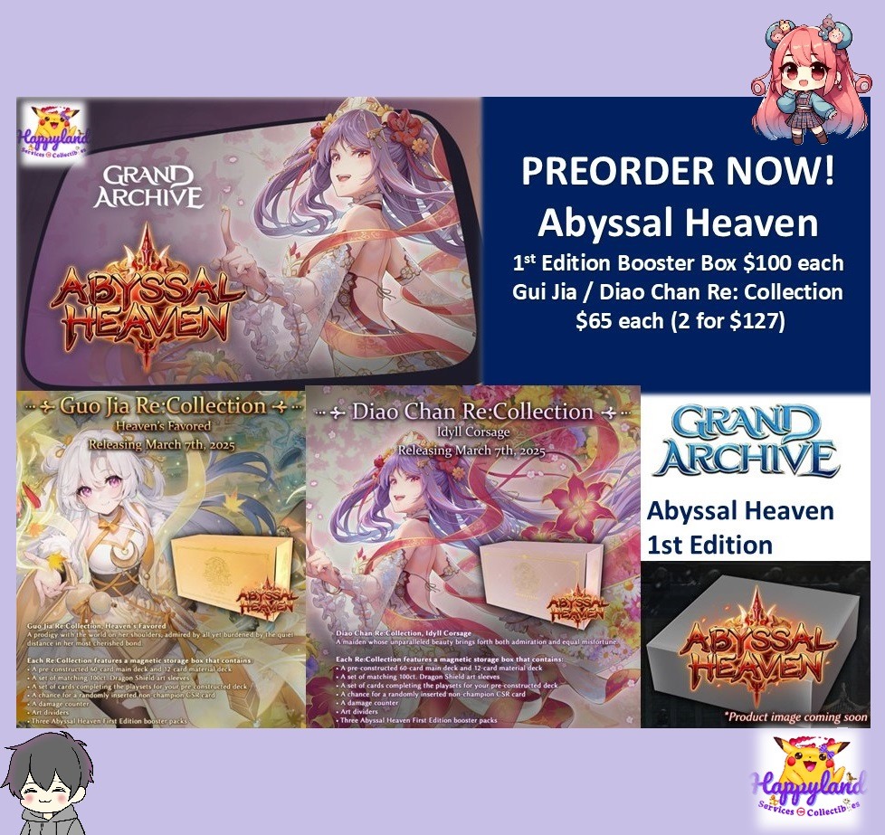 P.O) Grand Archive TCG: Abyssal Heaven 1st Edition Booster