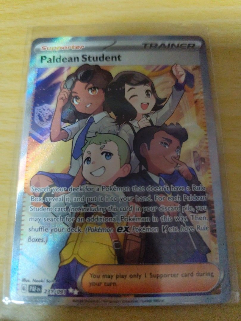 paldean student pokemon card Paldean Student (230/091) Scarlet & Violet: Paldean Fates – kollecta-world