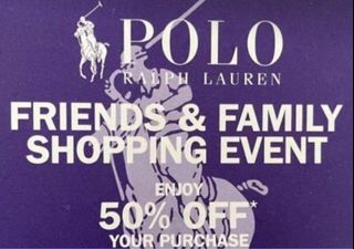 Ralph lauren family and friends coupon 2025