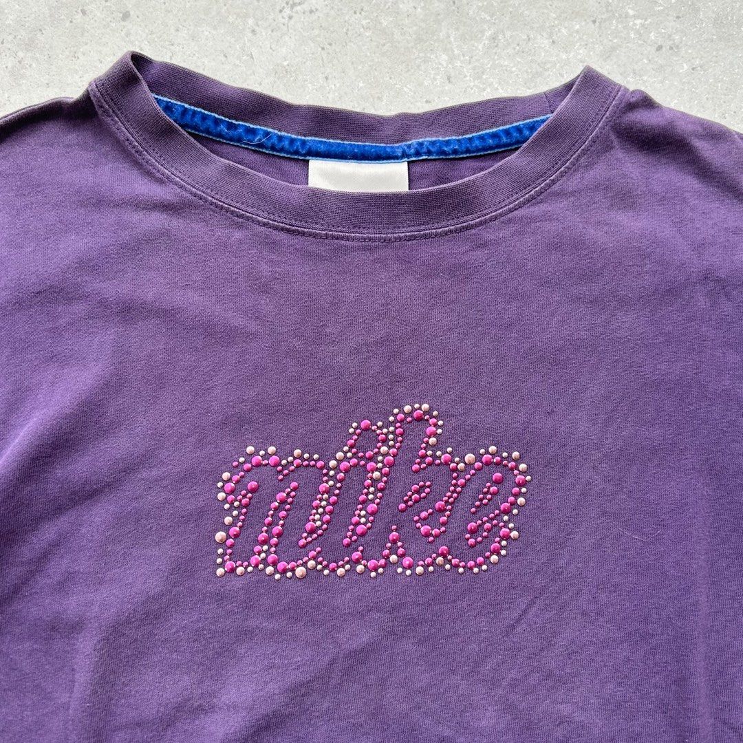 pink and purple nike shirt