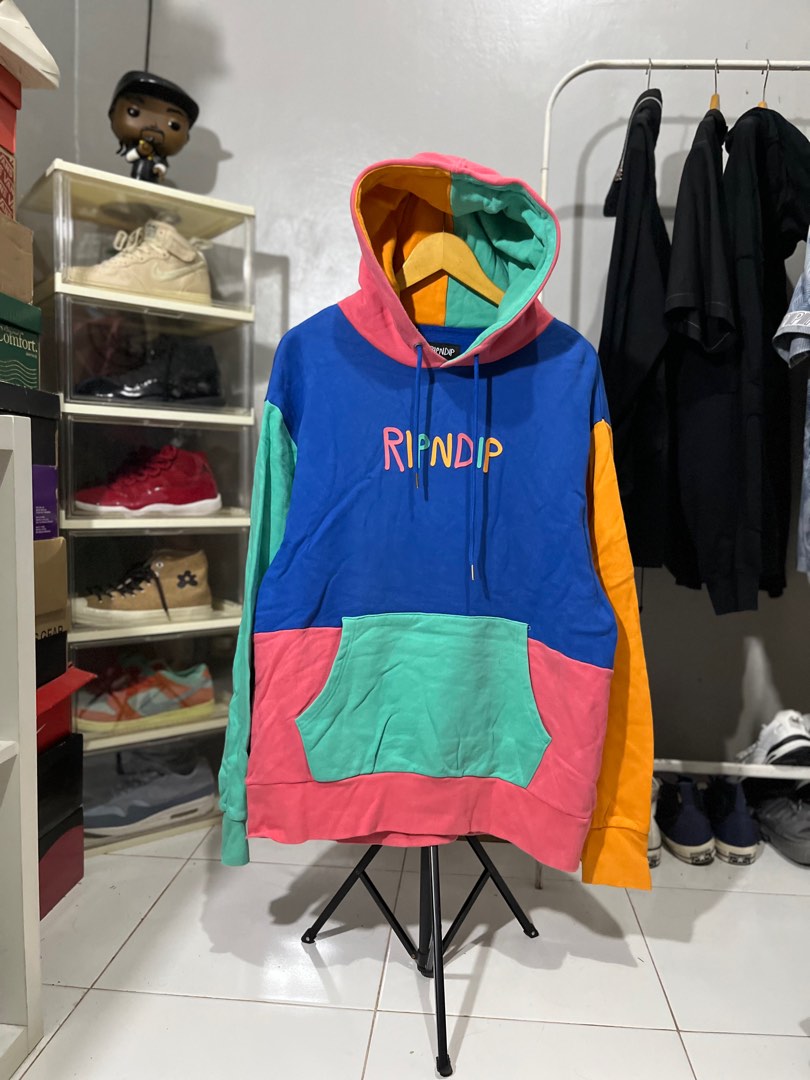 Ripndip color block multi panel hoodie sale