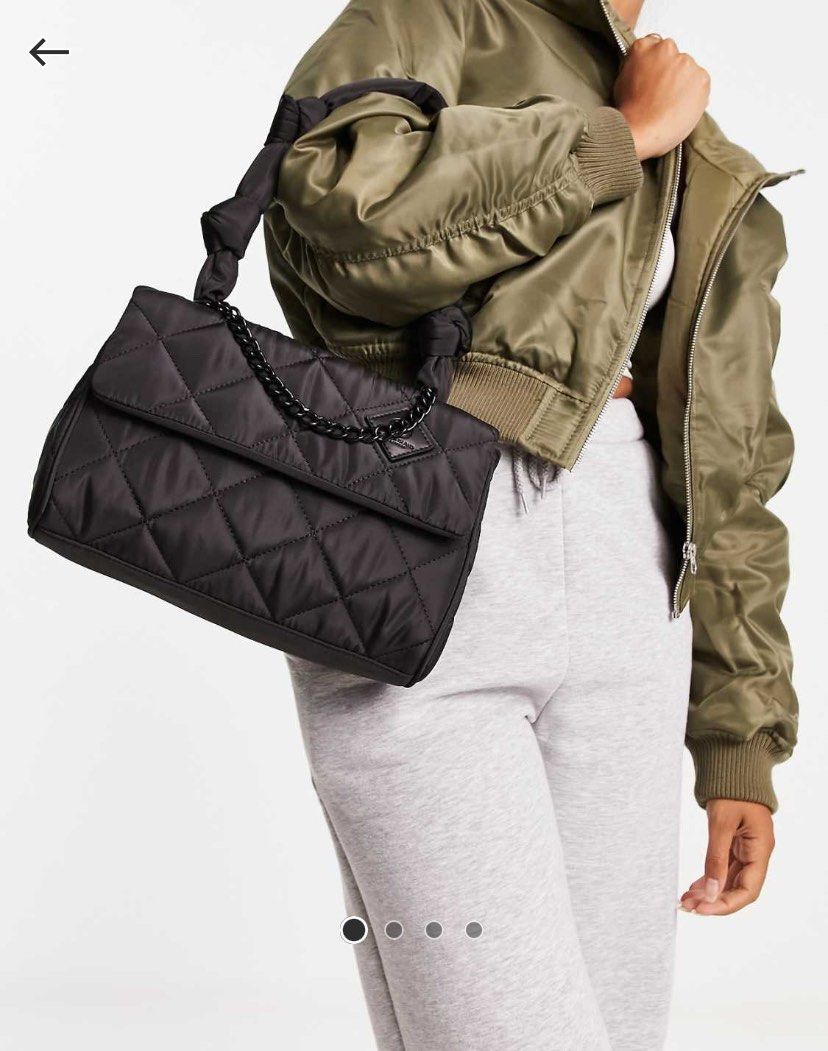 River island quilted shoulder bag clearance