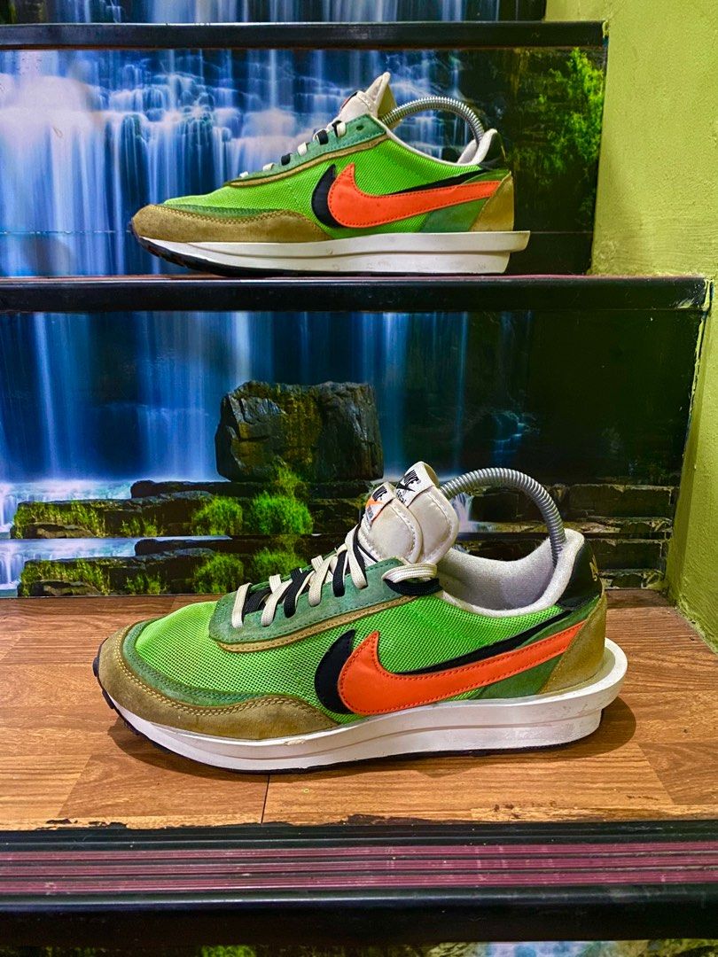 Sacai x nike ldv waffle green best sale