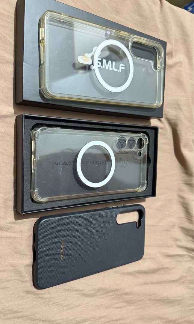Samsung S23 Plus cases (Category: Cases & Sleeves) located in Anao. Submitted by declutterwithme0520 (Listing ID 1336674594, Image 1). Description: selling low for this 3 cases na. decluttering. plus ₱65 sf.