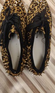 ❤️I. T. Leopard Print Stud Shoes64231049476865110