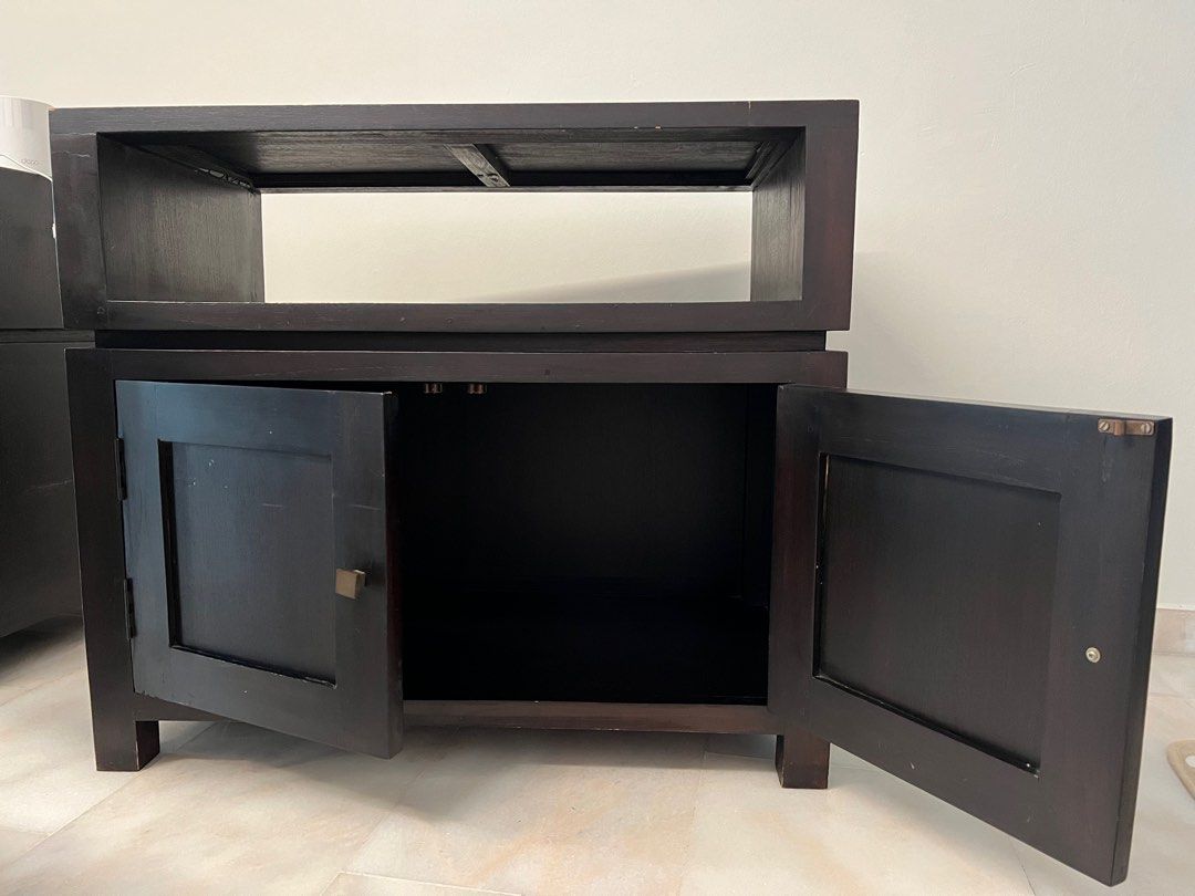 Side Table (Category: Other Home Furniture) located in Singapore. Submitted by peanuts82 (Listing ID 1336516161, Image 1). Description: Solid wood side tables to bring the classic charm to your home. One set available. Take one or take both. Well used but no defects! Dimensions as below: Length - 80cm Width - 40cm Height - 70cm.
