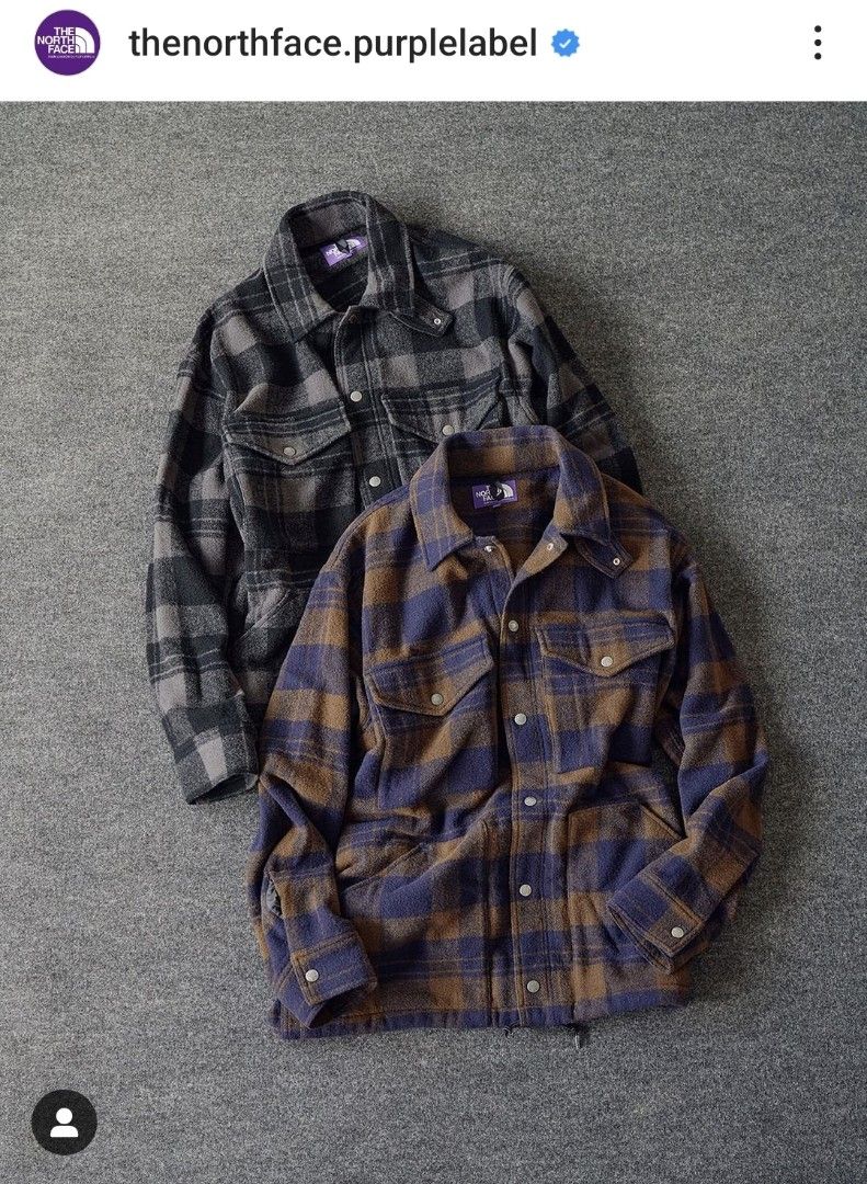 THE NORTH FACE PURPLE LABEL Wool Field CPO Jacket [NP2367N