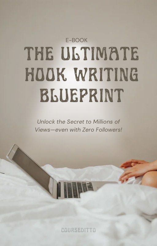 The Ultimate Hook writing Blueprint (Category: Textbooks) located in Quezon City. Submitted by ron_s (Listing ID 1336582561, Image 1). Description: Ebook guide for business owners/ freelancers who want to conquer social media marketing through captivating video contents. Format: PDF Recommend for: Business owners, content creator who are looking for structure in making contents .