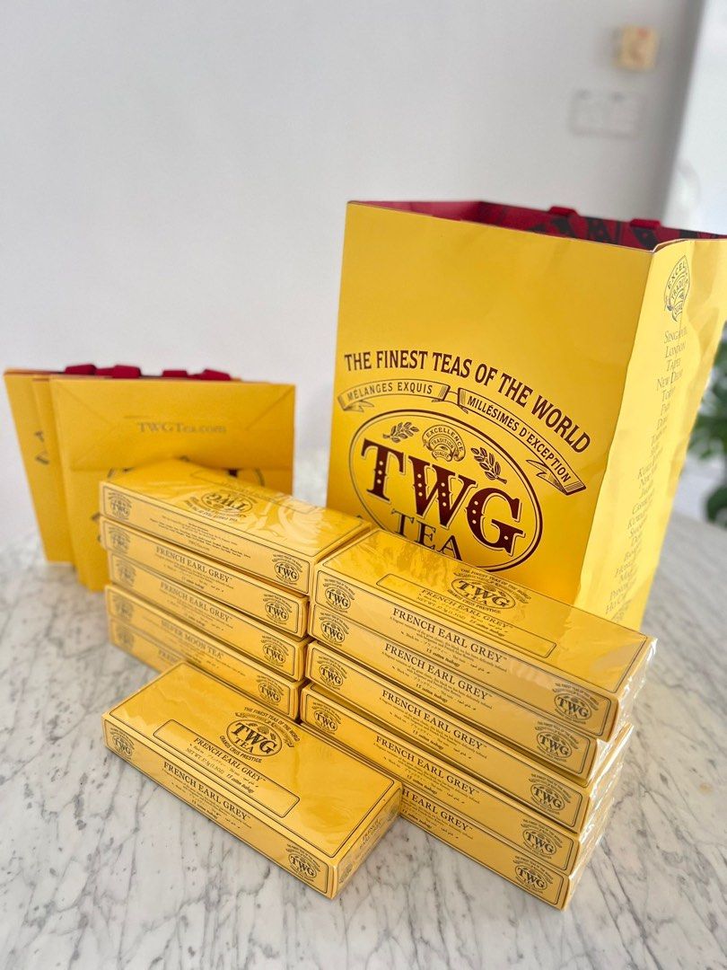 TWG tea (with paper bag) expiry 2026 and 2027, Food & Drinks, Beverages ...