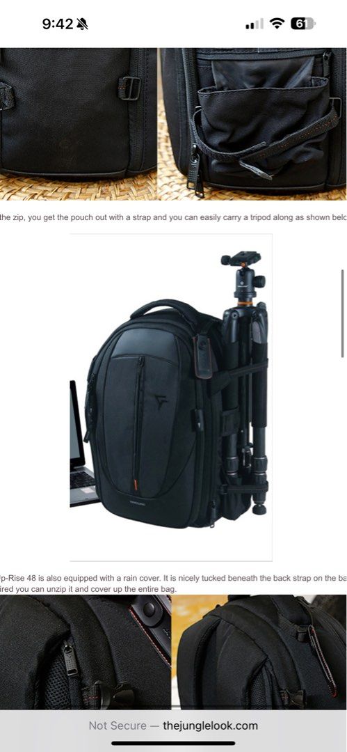 Vanguard Camera Bag (Up-Rise 48) Photography, Photography