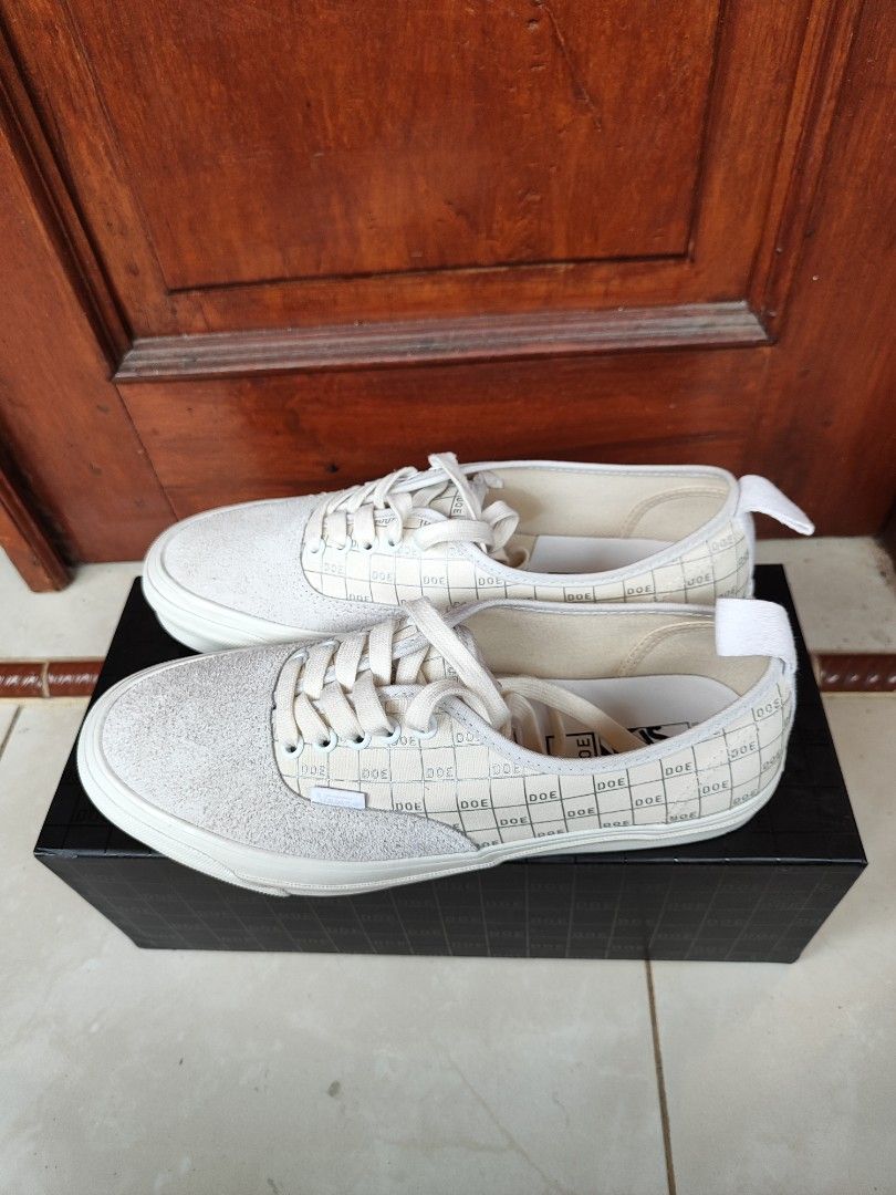 Vans authentic x DOE Vault OG LX 'Cream' VN0A5FBDCAB (not anaheim 44 DX,  neighborhood,wtaps,coverse)