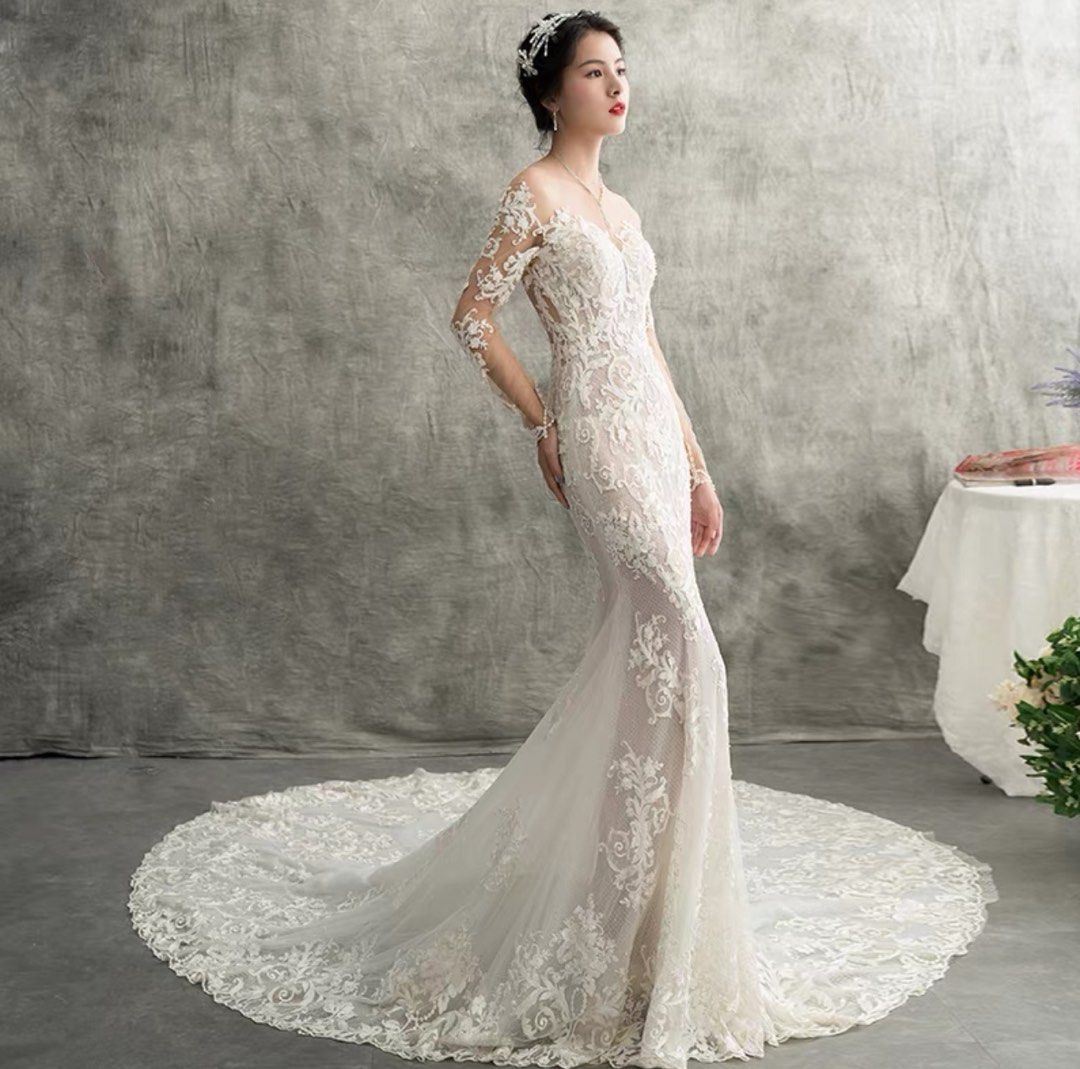 Wedding Gown/ Wedding dress, Women's Fashion, Dresses & Sets, Evening