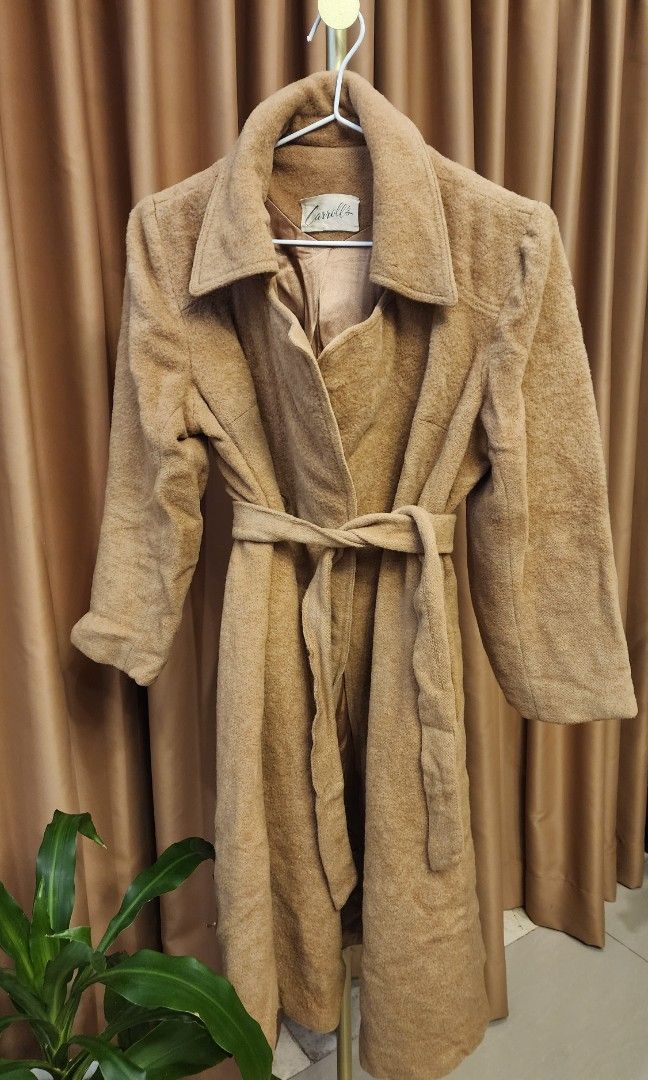 Ladies camel hair coat shop