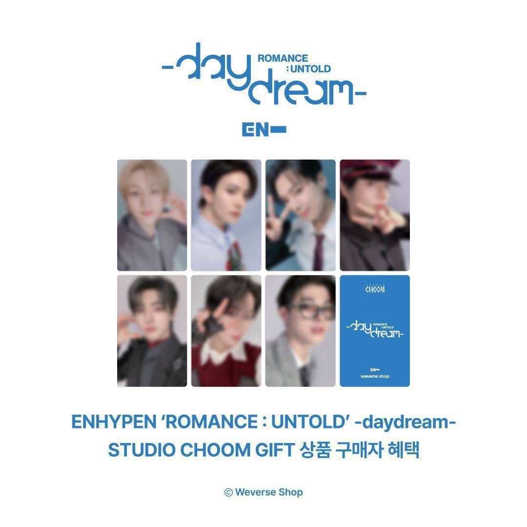 wts/lfb enhypen romance untold: daydream STUDIO CHOOM gifts PC