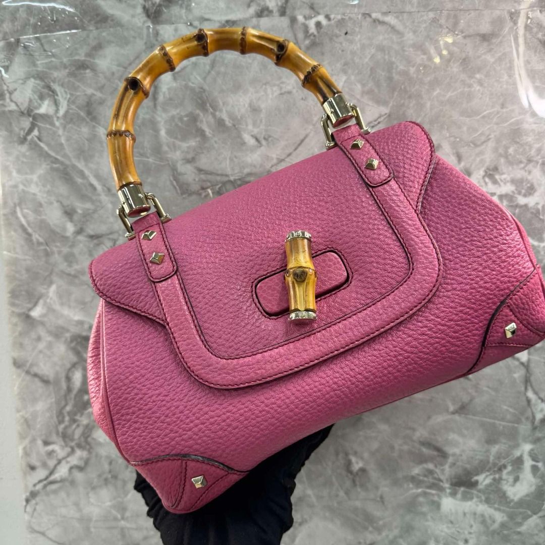 247007046 GUCCI BAG BAMBOO TOP HANDLE 137351