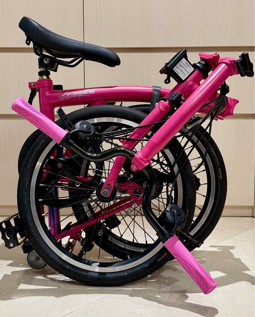 Brompton pink black edition outlet