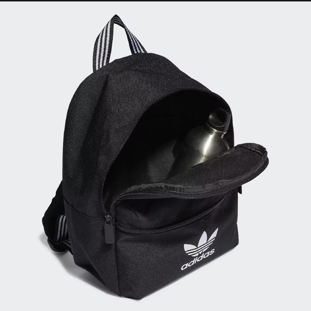 Adidas Lifestyle Small Adicolor Classic Backpack Unisex Black IJ0762 Women s Fashion Bags Wallets Backpacks on Carousell