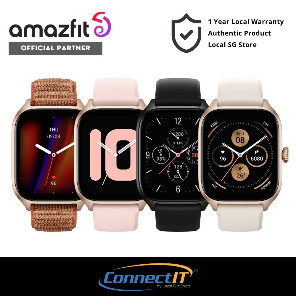 Amazfit GTS 4 43mm Smartwatch Music Storage with local warranty Mobile Phones Gadgets Wearables Smart Watches on Carousell