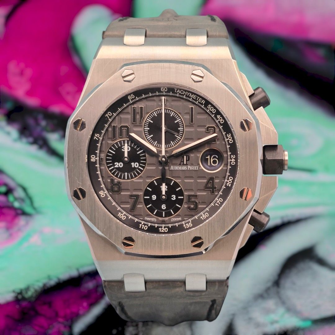 Sell Your Elephant Safari Navy OFFSHORES! - Top Market Rate [SOLD] Audemars Piguet Royal Oak Offshore “Elephant” Chronograph 26470ST.OO.A104CR.01 Not AP Navy, Safari, Skydweller, Royal Oak Dial Men's Watch 26240OR.OO.1320OR.03 (Category: Watches) located in Singapore. Submitted by alientime.sg (Listing ID 1336700429, Image 1). Description: Another piece like this is sold to our international pool of clients! Chat with us if you wish to sell your 