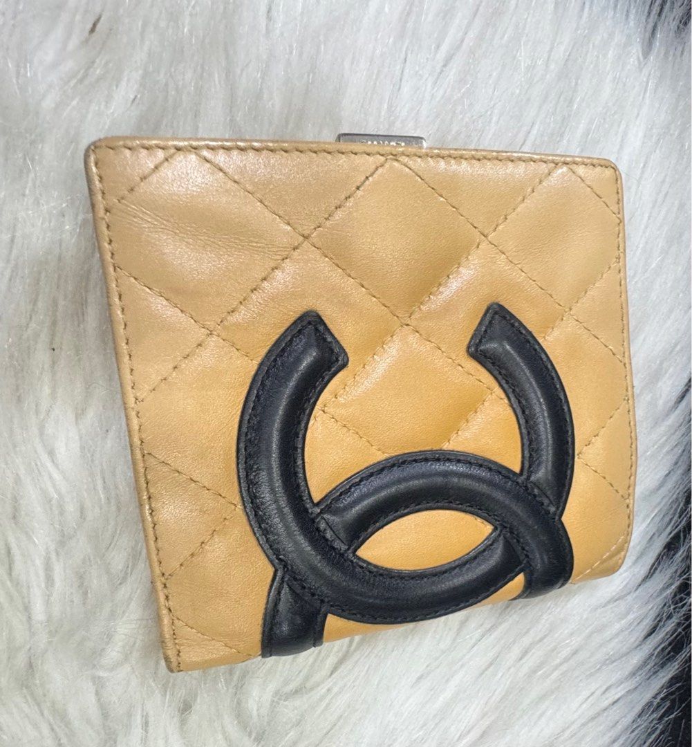 Authentic Chanel (Category: Luxury Bags & Wallets) located in Manila. Submitted by chloe_luxuries (Listing ID 1336840714, Image 1). Description: Guaranteed original Chanel CC bifold wallet Still in good condition with discoloration Holo intact No more inclusion Pm for those interested.