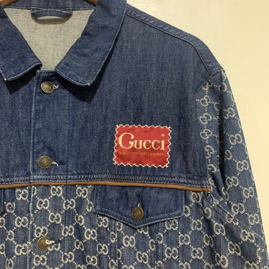 Gucci gg monogram jacket deals