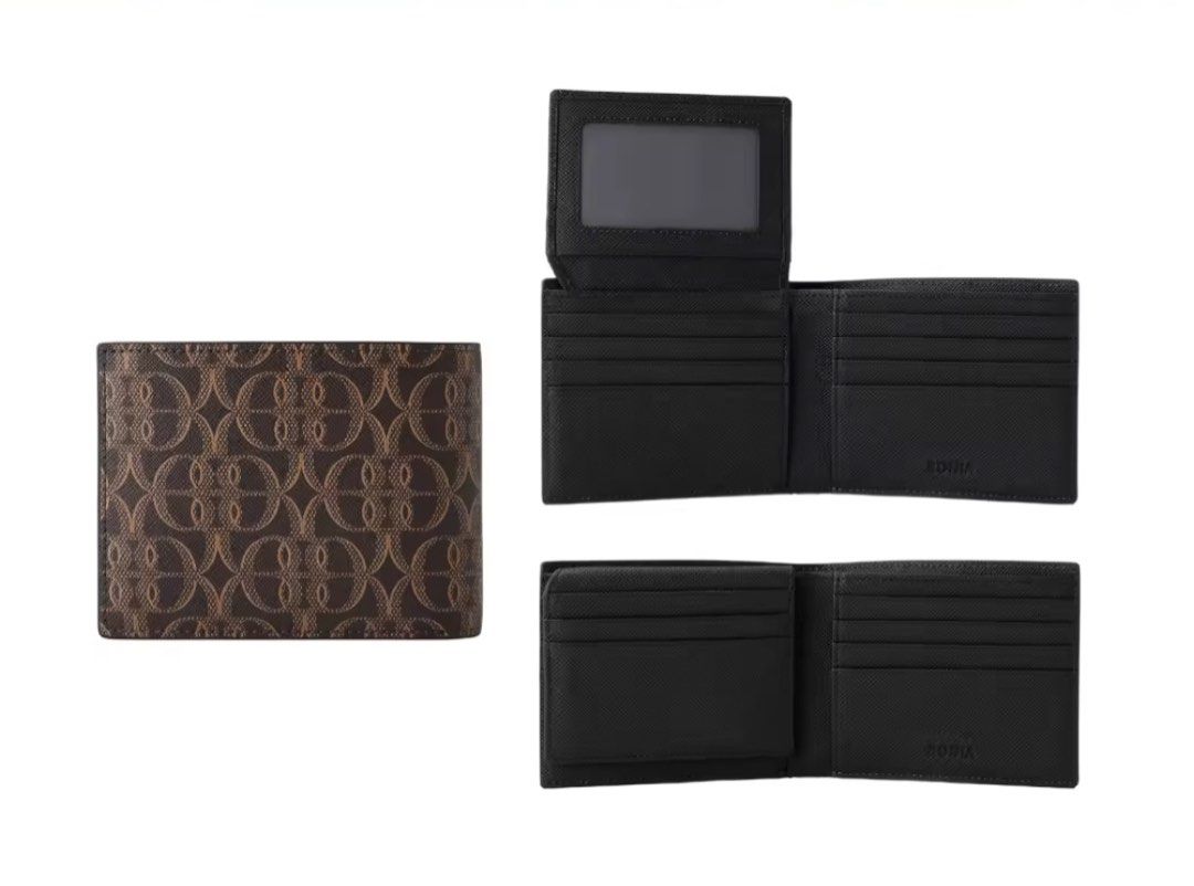 Card Sleeves Bonia Card Holder Wallet Bonia Short 2-Fold Wallet