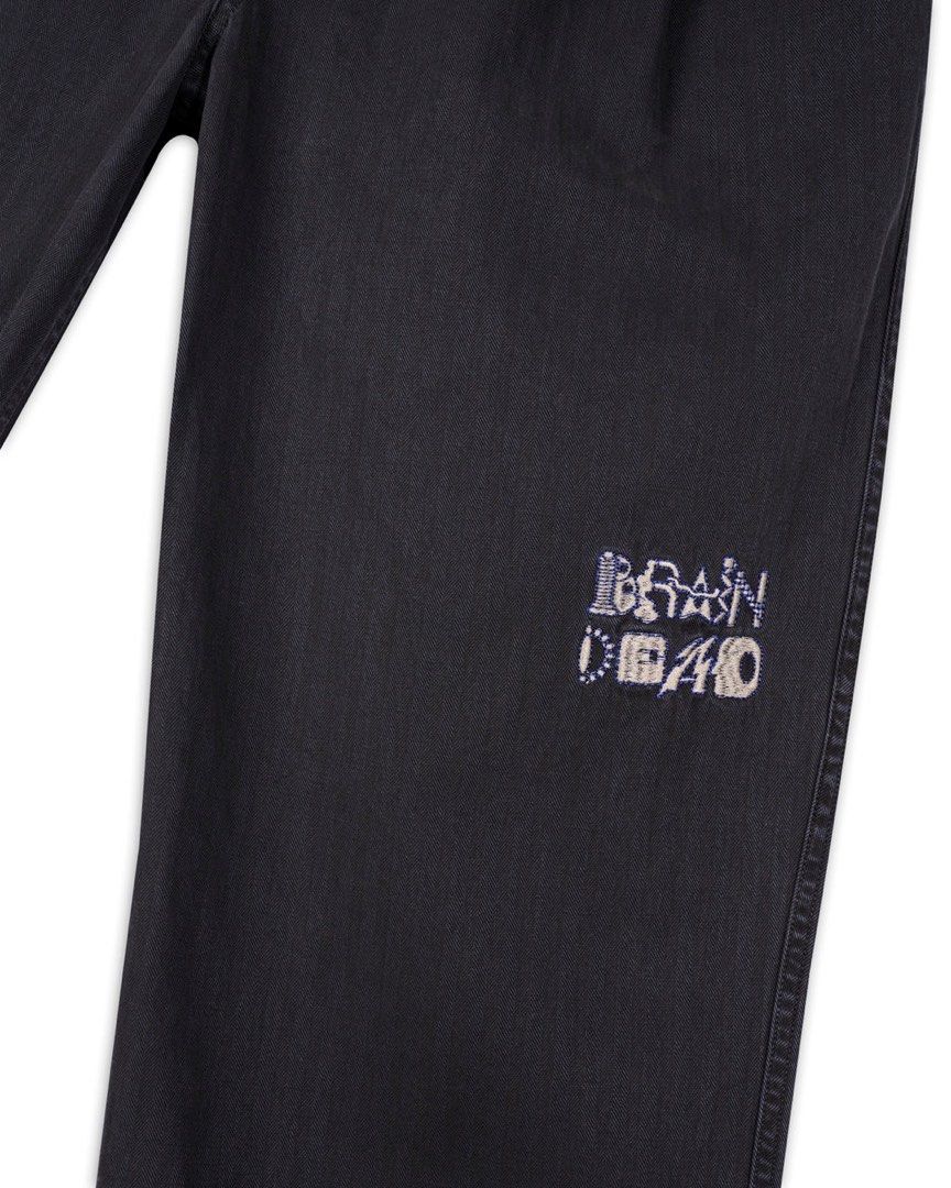Brain Dead Connections Herringbone Pant - Black // US 30 (Category: Trousers) located in Quezon City. Submitted by .uwuwu (Listing ID 1336866200, Image 3). Description: In very good condition, lightly used. Size 30 Payment via bank transfer, GCash, or PayPal.