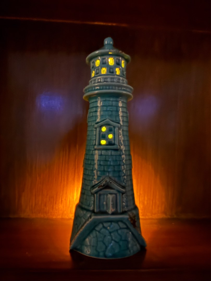 Ceramic Lighthouse with Light (set 70), Furniture & Home Living, Home ...