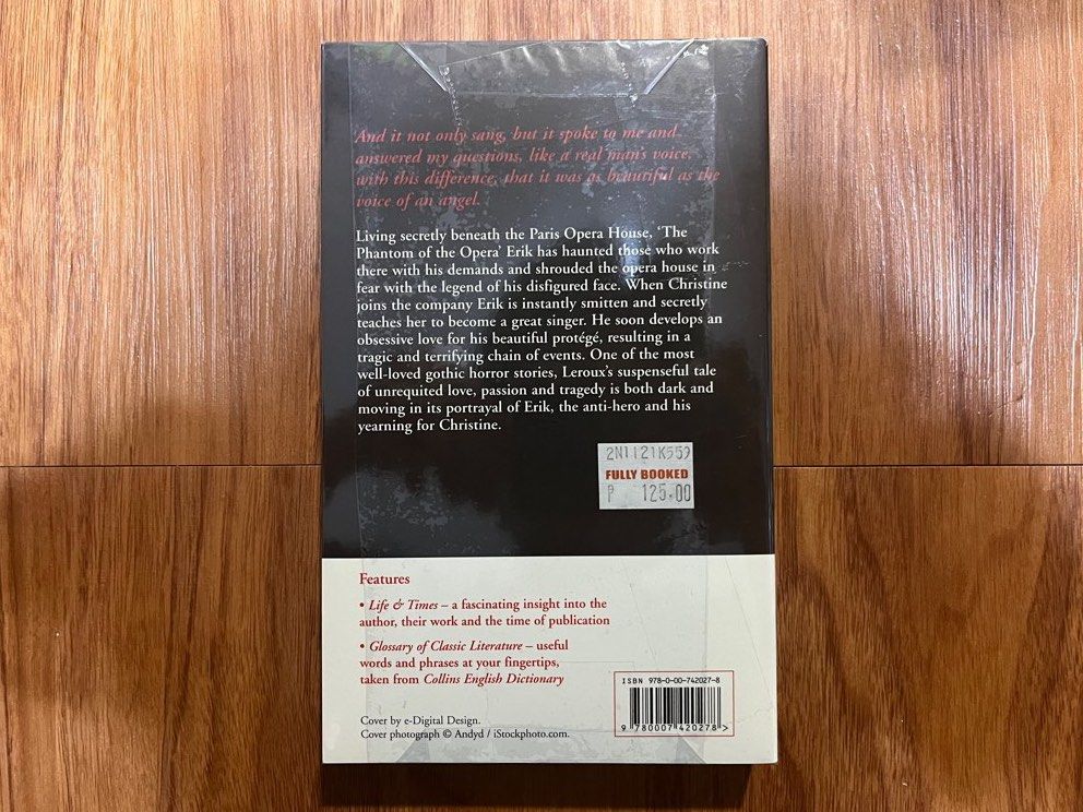 Collin Classics The Phantom of the Opera (Category: Storybooks) located in San Juan City. Submitted by tpwk_harry (Listing ID 1336794914, Image 2). Description: Brand new and sealed Bought in fully book Last price already Just message me if you’re interested!.
