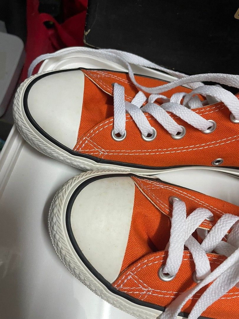 Converse Unisex Chuck Taylor All Star Hi top Trainer Orange Carousell
