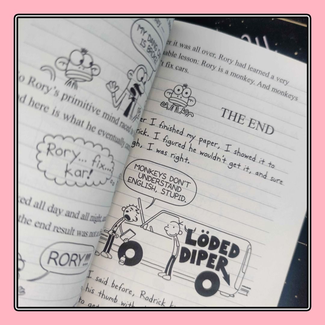 Diary of a Wimpy Kid | Rodrick Rules (Category: Children's Books) located in General Trias. Submitted by stellarvault (Listing ID 1336864949, Image 2). Description: >> FOR DELIVERY ONLY. Please read everything! — Open to offers but I cannot do meetups. Buyer shoulders delivery fee. — A discount can be given if buying multiple books. — Please understand that these books may possibly have flaws due to it being owned for years. — Once you send in yo