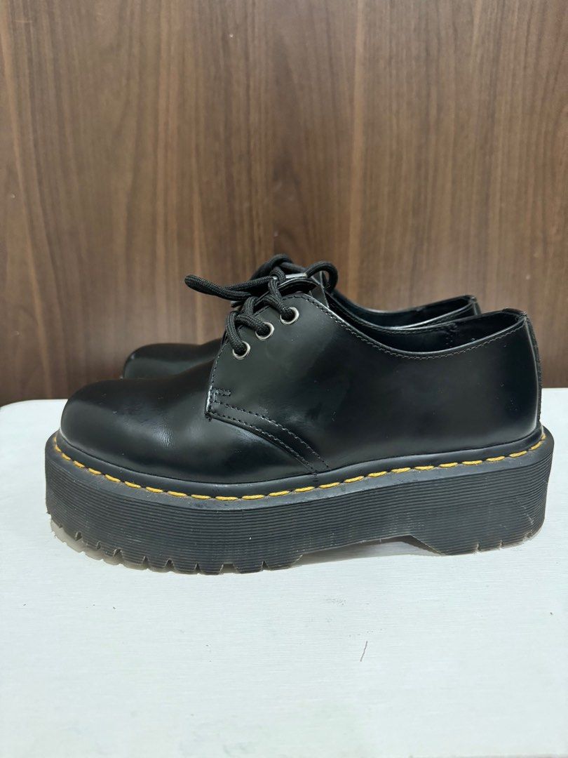 Sepatu Dr Martens 11 Docmart DM080 GC 11 F Low Black Eye Leather