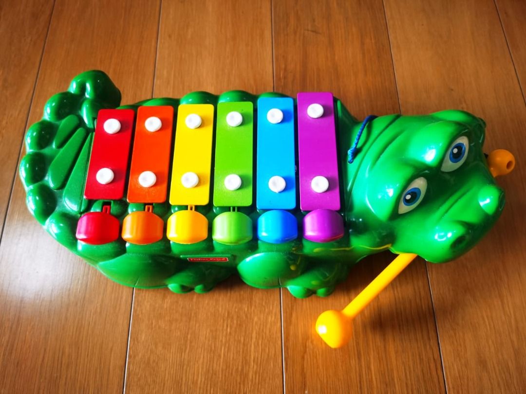 Fisher Price 2 in 1 crocodile xylophone piano Hobbies Toys Toys Games on Carousell
