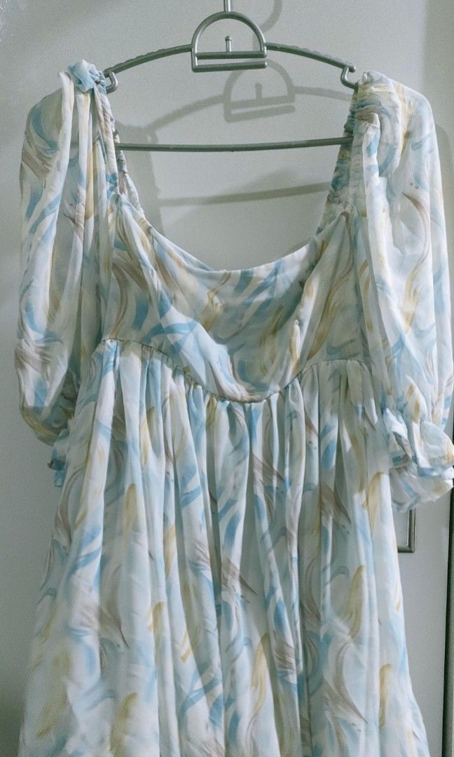 Flowy Fairy Chiffon Dress Cocktail S-M, Women's Fashion, Dresses & Sets,  Dresses on Carousell