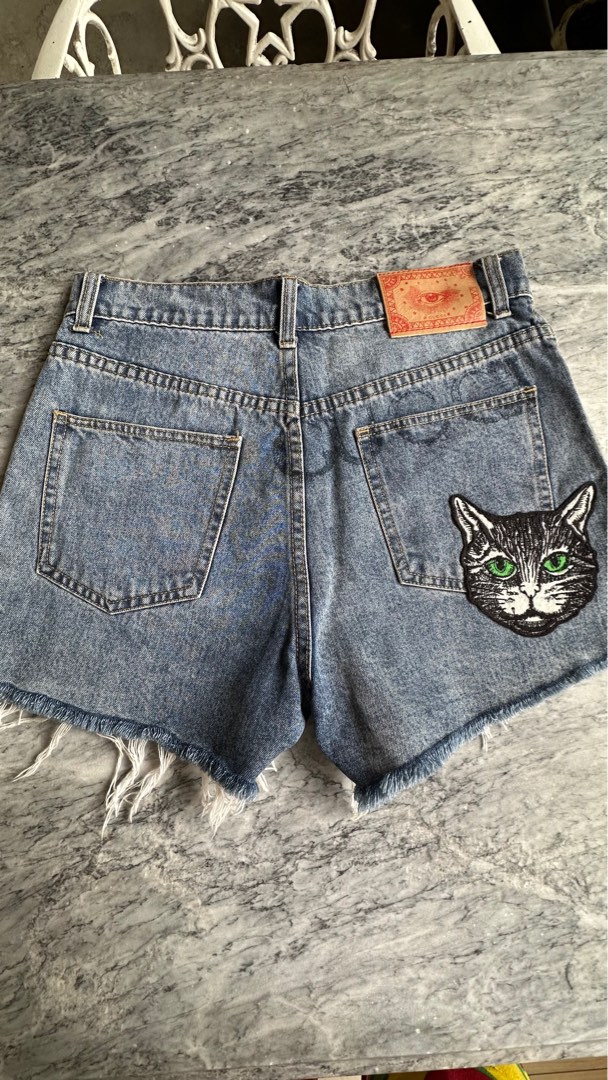 Gucci denim shorts online