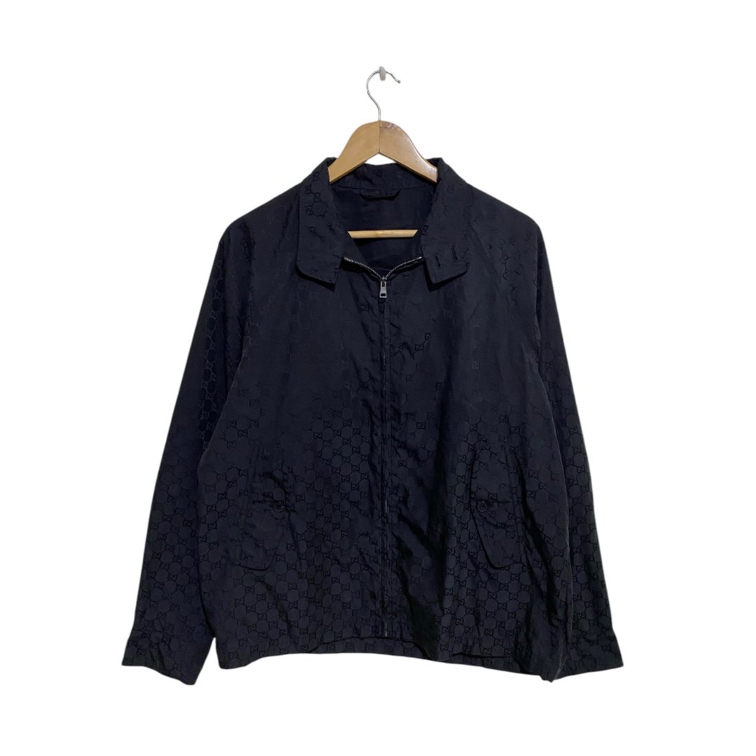 Gucci GG Jacquard Monogram Pattern Jacket Luxury Apparel on Carousell