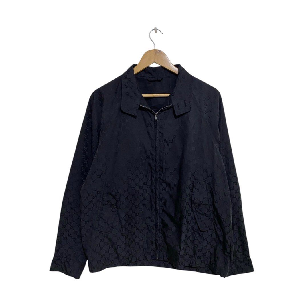 Gucci GG Jacquard Monogram Pattern Jacket Luxury Apparel on Carousell
