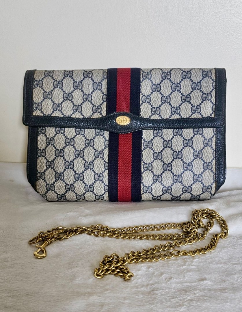Gucci Vintage Clutch bag authentic Luxury Bags Wallets on Carousell