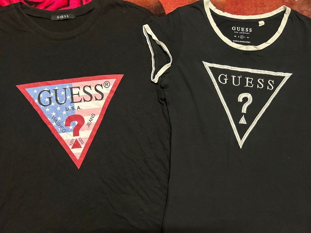 GUESS BUNDLE BLACK SHIRT Women s Fashion Tops Shirts on Carousell