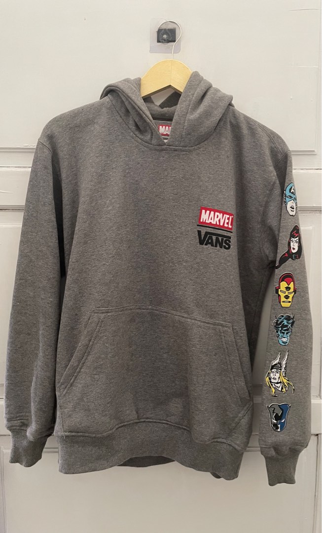 Hoodie Vans x Marvel Avengers Special Edition Fesyen Pria Pakaian Baju Luaran di Carousell