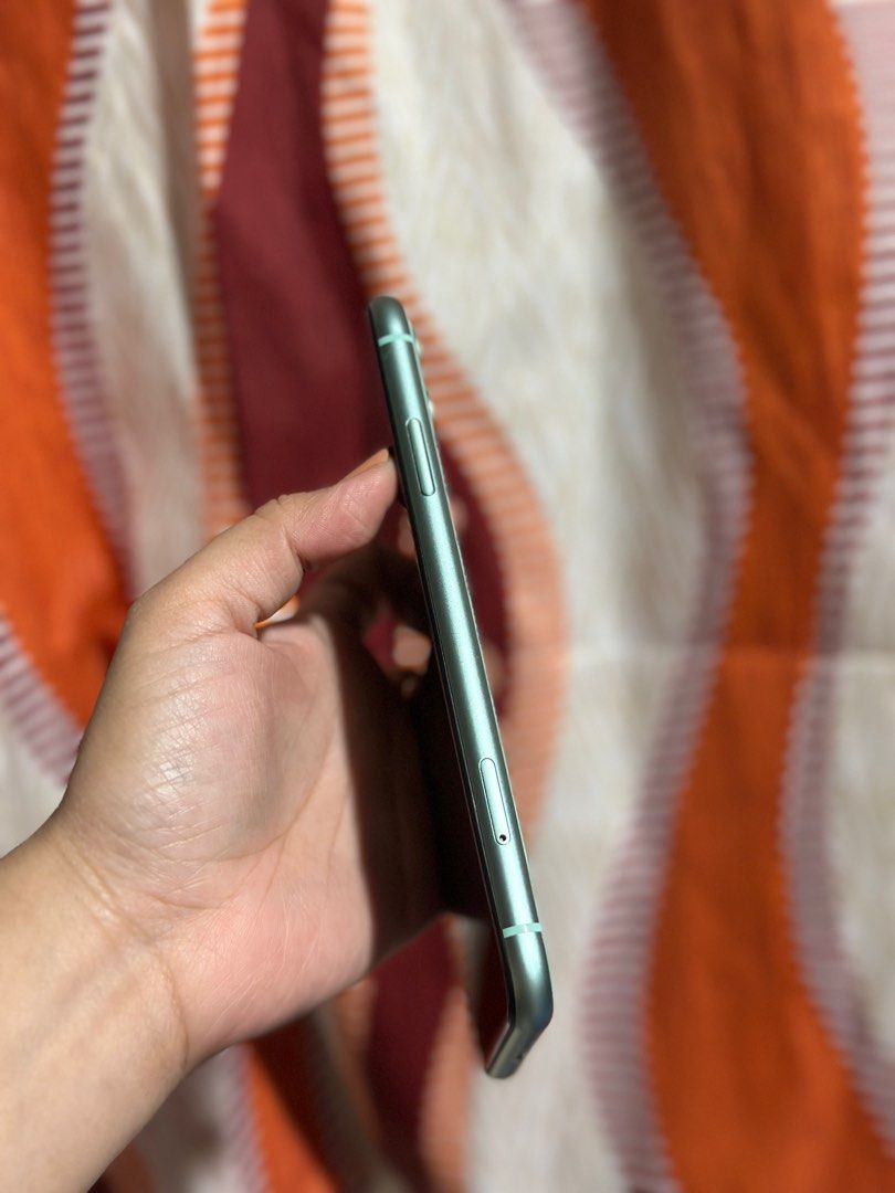 iphone 11 256gb, ntc, dual physical sim, mint green (Category: iPhone 11 Series) located in Mandaluyong City. Submitted by serendipityph.2016 (Listing ID 1336839004, Image 3). Description: ✔️ dual physical sim ✔️ factory unlocked ✔️ NTC approved ✔️ no icloud issue ✔️ unli check and reset ✔️ all features working ✔️ with box, standard factory package ✅ COD / meet up only ‼️ PM for more info.