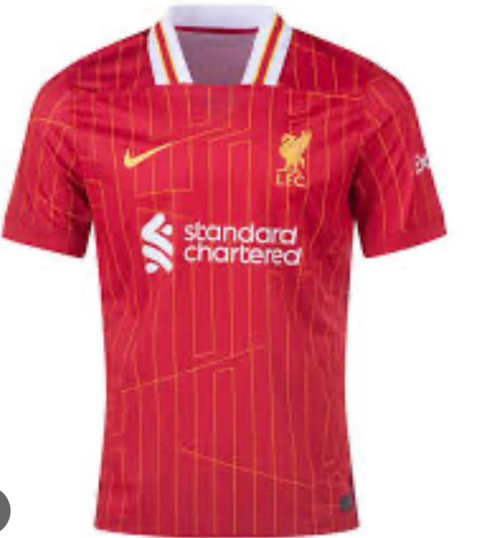 LFC jersey 24 25 home kit Sports Equipment Sports Games Racket Ball Sports on Carousell